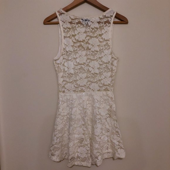 Aritzia Dillema Lace Skater Dress - Picture 2 of 16